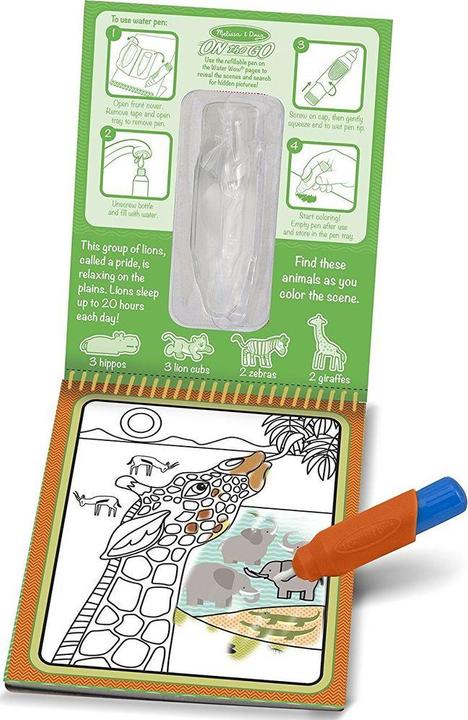 Image du produit Melissa & Doug Livre à colorier Safari