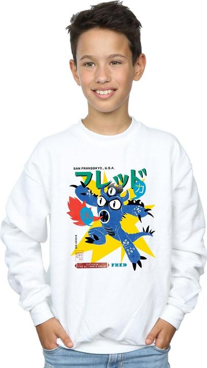 Actual product image Disney Boys Big Hero 6 Fred Ultimate Kaiju Sweatshirt (152, 158)