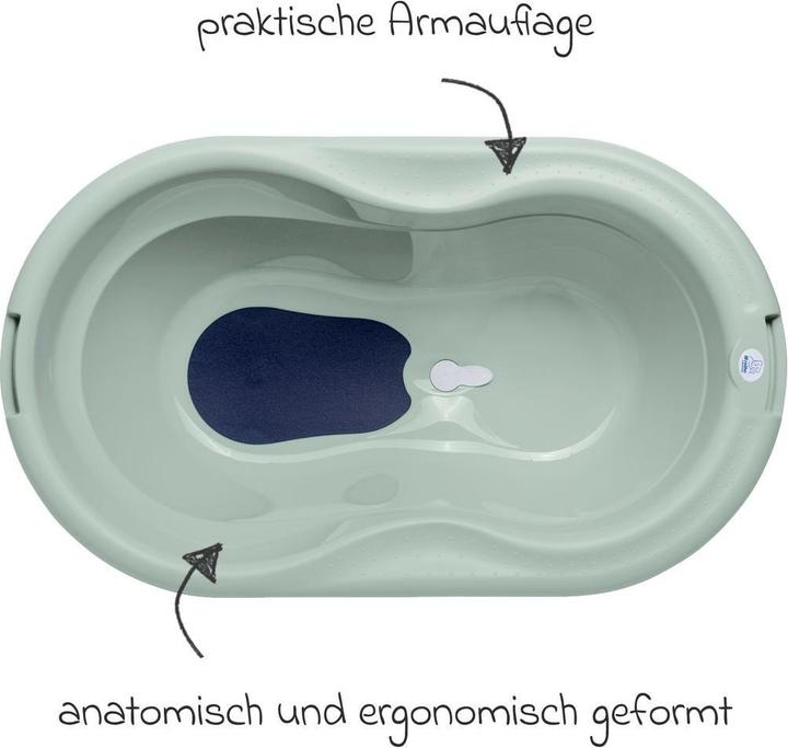 Produktbild Rotho Babydesign Babybadewannen & Badeeimer Baby-Badewanne Tilo - mit Anti-Rutschmatte