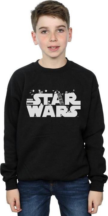 Immagine prodotto Star Wars Minimalist Logo Felpa Ragazzi (116)