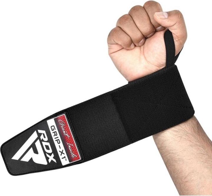 Immagine prodotto Rdx W3 Gewichtheber Handgelenkbandage Mit Daumenschlaufen (Taglia unica)