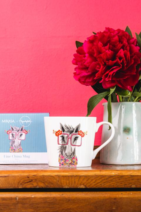 Image du produit Mikasa Tipperleyhill Horse Print Mug en porcelaine, 380ml (327 ml, 1 x)