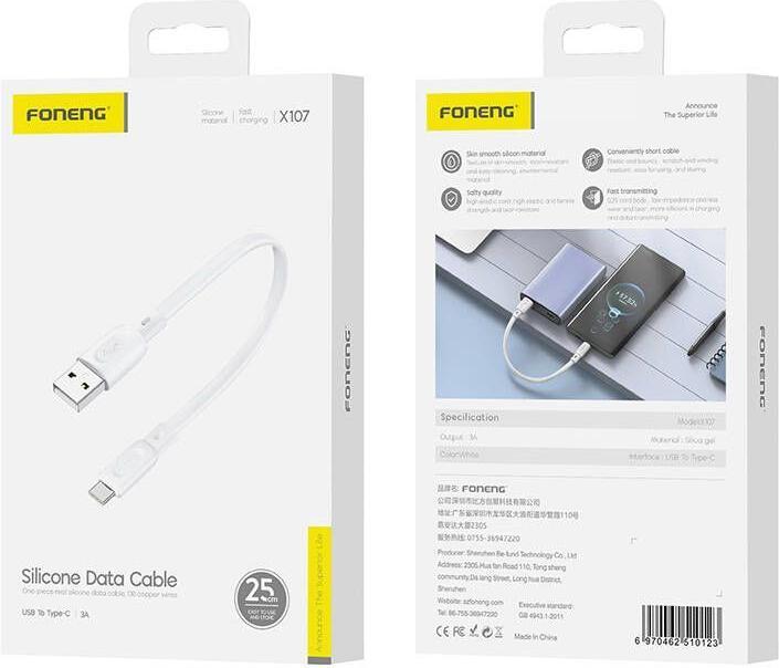 Immagine prodotto Foneng USB-A — Lightning (0.25 m, USB 3.0)