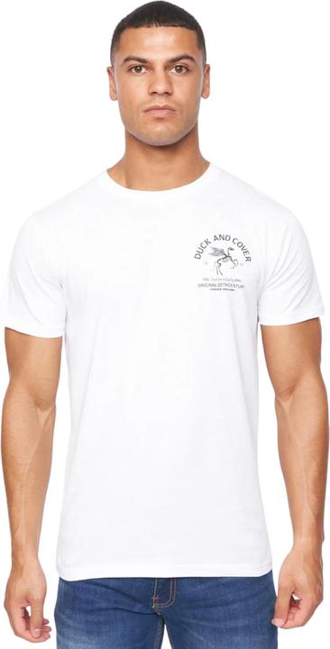 Actual product image Duck and Cover Mens Klapstar Assorted Designs T-Shirt (Pack of 5) (M)