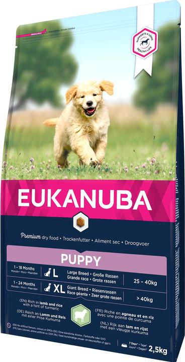 Actual product image Eukanuba Puppy Lamb & Rice (Junior, 1 pcs., 2500 g)