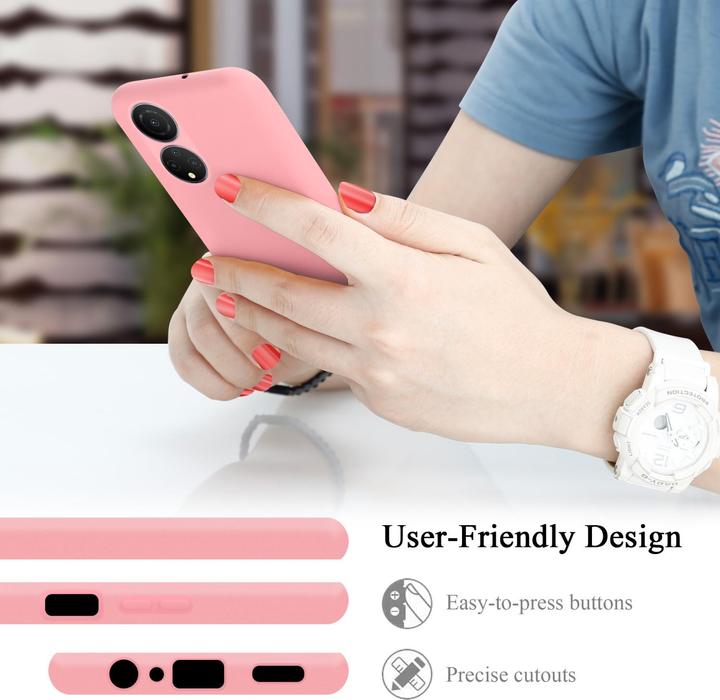 Productafbeelding Cadorabo TPU Liquid Silicone Hoesje voor Honor X7 (Honor X7)