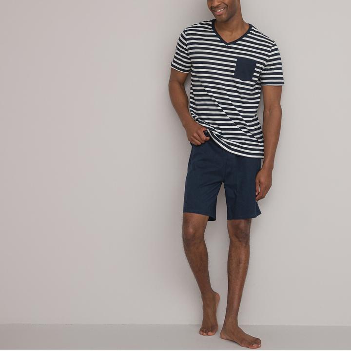 Produktbild La Redoute Collections Kurzpyjama aus Baumwoll-Jersey (M)