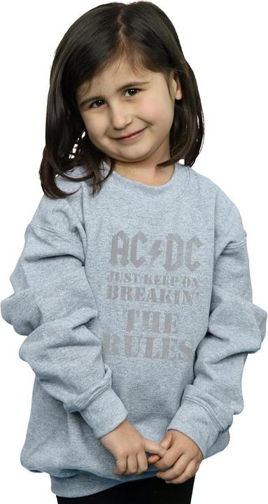 Produktbild AC/DC Just Keep On Breaking The Rules Sweatshirt Mädchen (152, 158)