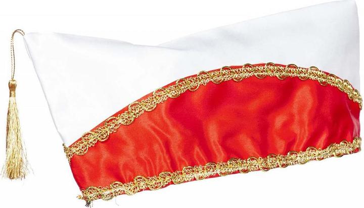 Produktbild Metamorph Narrenkappe rot-weiss - Karnevalsmütze für Fasching