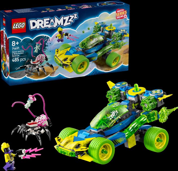 Immagine prodotto LEGO Mateo mit dem Z-Blob Action-Rennwagen (71491, LEGO Dreamzzz)