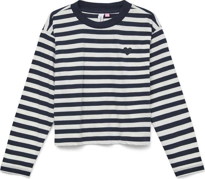 Image du produit Vero Moda Vmleila Stripe Ls Cropped Top Girl Noos (122)