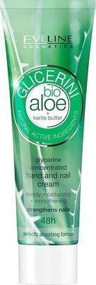 Immagine prodotto Eveline Crema concentrata di glicerina per mani e unghie profondamente nutriente e levigante Aloe e Karite (100 ml)