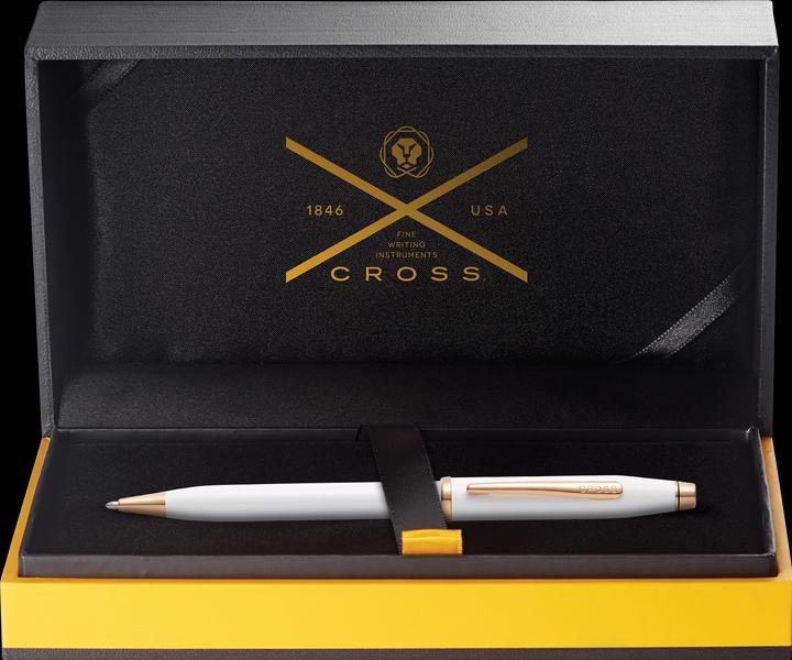 Actual product image Cross CENTURY ballpoint pen (Pink gold, White, 1 x)