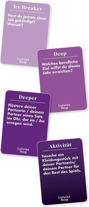 Actual product image 883803 - Lets get Deep (EN) (German)
