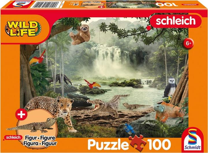 Actual product image Schmidt Spiele Wild Life in the Rainforest 100 pieces (incl. figure) (100 pieces)