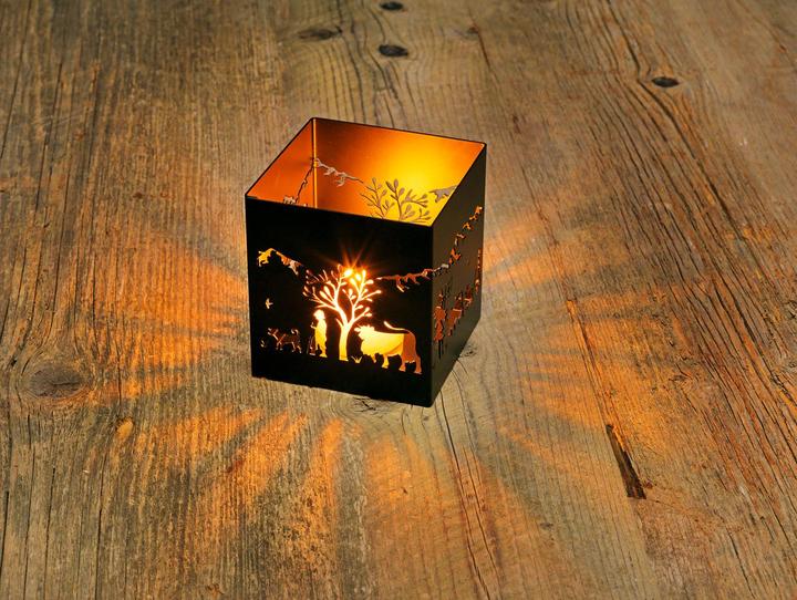 Produktbild Alberto Windlicht Scherenschnitt (1 x, 10 x 10 x 11 cm)