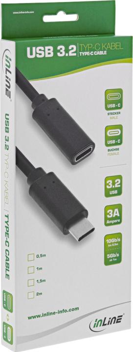 Immagine prodotto InLine USB 3.2 Estensione (2 m, USB 3.1)