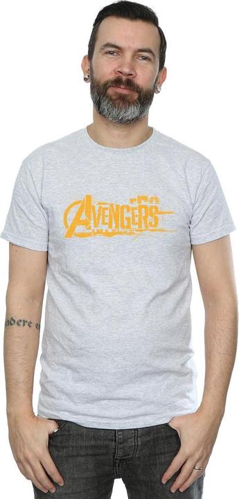 Immagine prodotto Maglietta Avengers Infinity War Uomo con logo arancione (M)