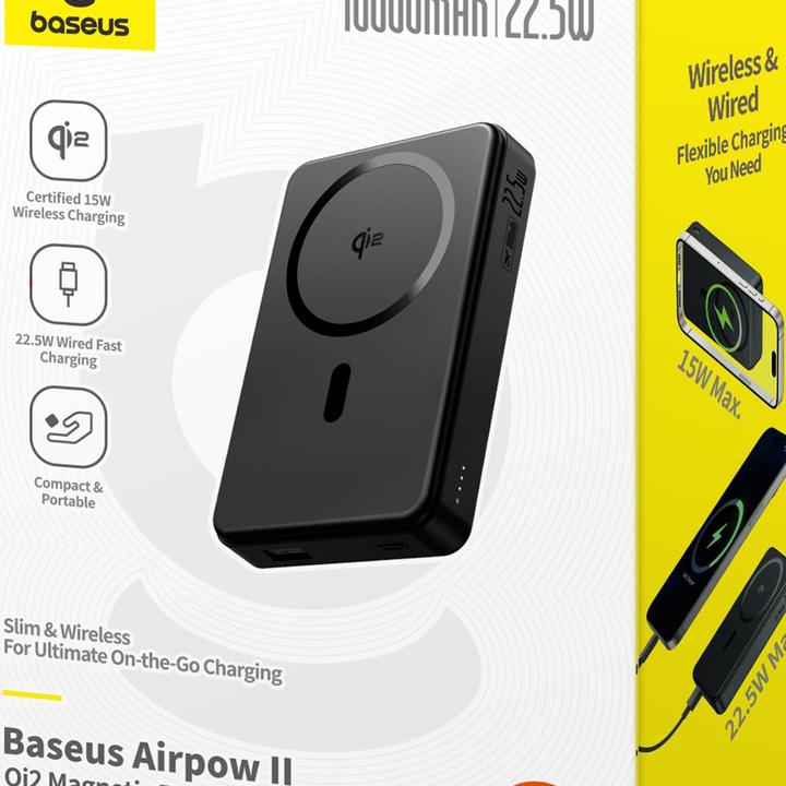 Produktbild Baseus Airpow2 (10000 mAh, 22.50 W, 37 Wh)