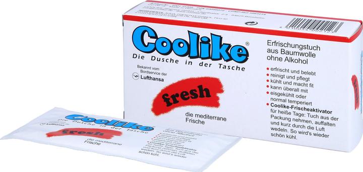 Actual product image Coolike Fresh Erfrischungstücher ohne Alkohol (Cleansing lotion, 357.84 ml)