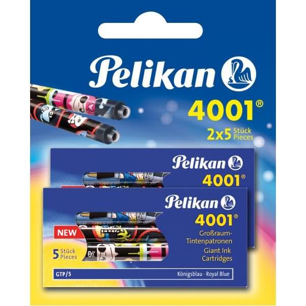 Produktbild Magni Grossraum Tintenpatronen 2x5er Königsblau Blister (Gelmine, Königsblau)