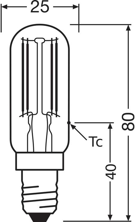 Produktbild Osram Led Special T26 (E14, 4 W, 470 lm, 1 x, E)