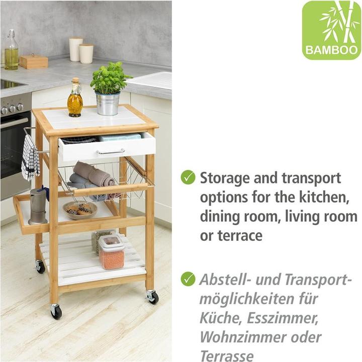 Actual product image Wenko Kitchen Trolley Finja