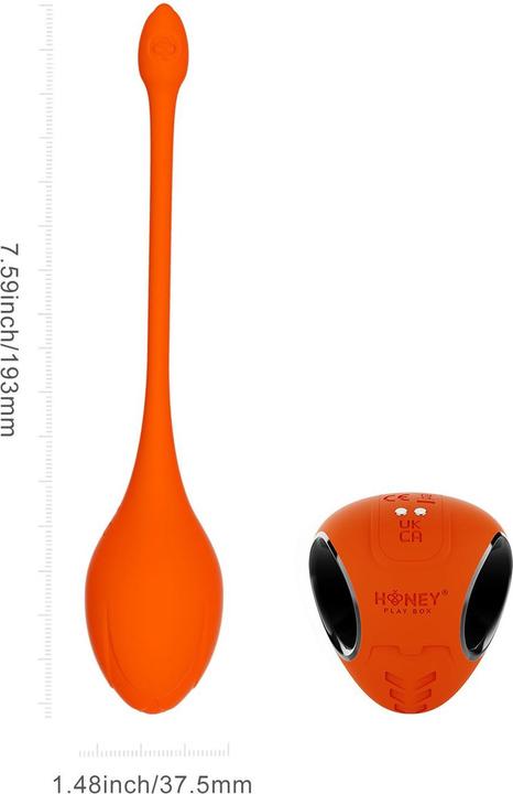 Actual product image Honey Play Box LILI App-Controlled Egg Vibrator Orange