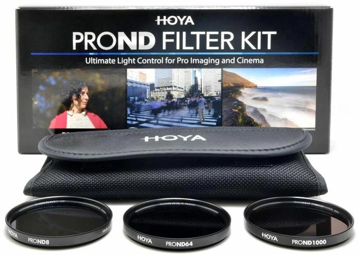 Immagine prodotto Hoya PRO ND Filter Kit 8/64/1000 Filterset (58 mm, Filtri grigi)