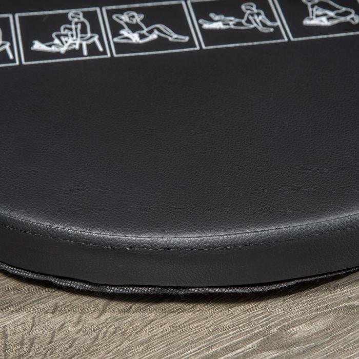 Image du produit Swisshandel24 Exerciseur d'abdominaux, multifonctionnel, 3 résistances, pliable, léger, châssis en acier, noir