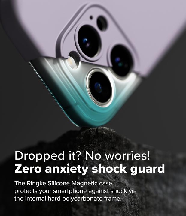 Produktbild Ringke Case for iPhone 16 Pro Max SILICONE MAGNETIC LIGHT PURPLE (Apple iPhone 16 Pro Max)