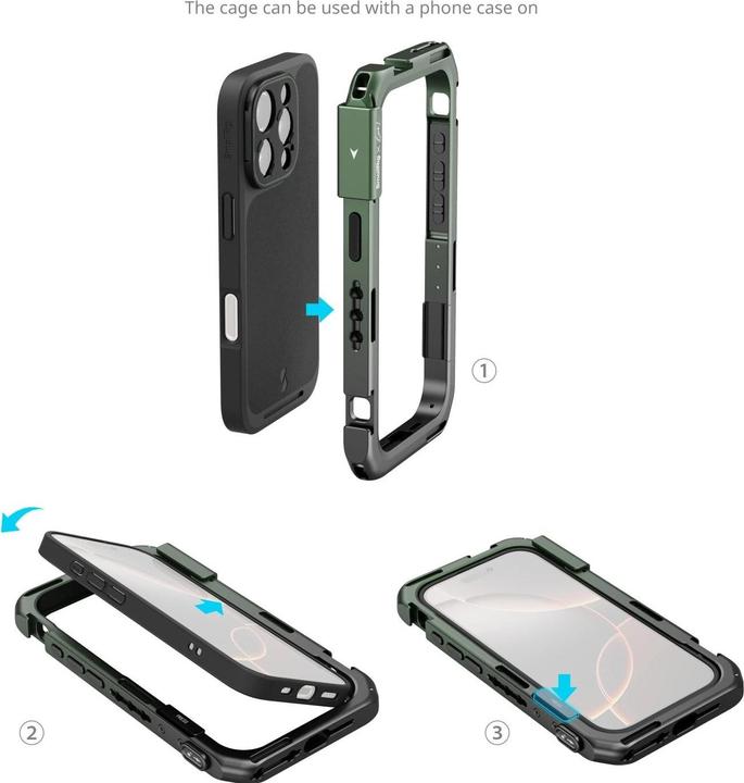 Image du produit SmallRig 5001 x Brandon Li Kit vidéo mobile léger pour iPhone 16 Pro Max Co design Edition
