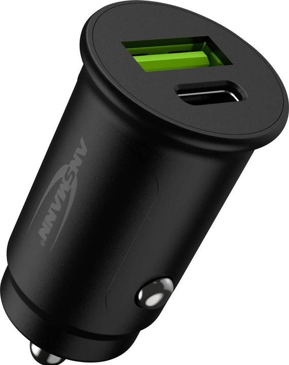 Produktbild Ansmann Ladegerät InCar Charger 12-24V DC/3000mA/30W/KFZ/USB/USBC/5V