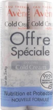Avène 2er-Set Lippenpflege-Stifte Cold Cream - 2 x 4 g (Pflegestift)
