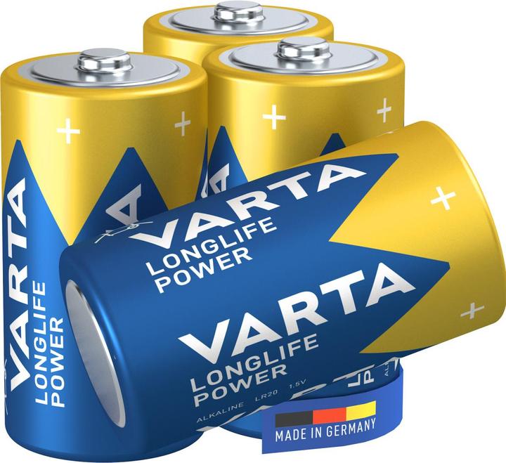 Produktbild Varta Longlife Power (4 Stk., C, 7800 mAh)