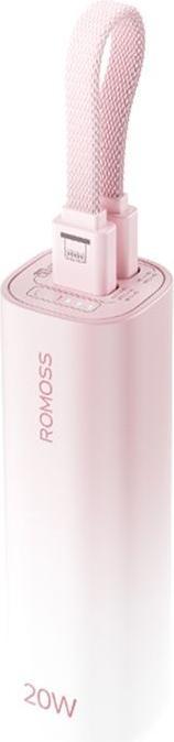 Actual product image Romoss PSC05C Mini Powerbank 5000mAh 10,5W (Pink) (5000 mAh, 10.50 W)
