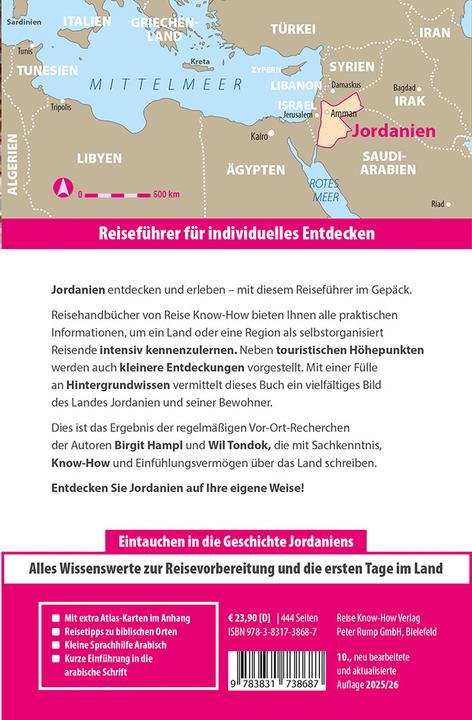 Produktbild Reiseführer Jordanien (Deutsch, Wil Tondok, Birgit Hampl, 2025)
