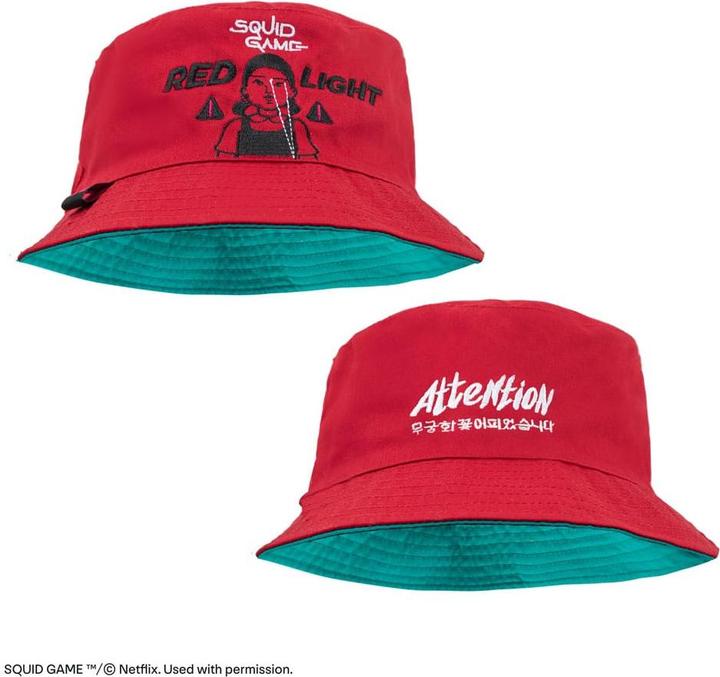 Actual product image Cinereplicas Squid Game fishing hat Red light, green light