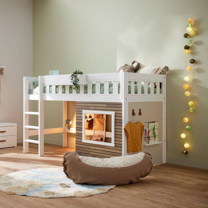 Image du produit Lifetime Kidsrooms Edition limitée Lit d'enfant mi-hauteur 2023 + caisse de suspension