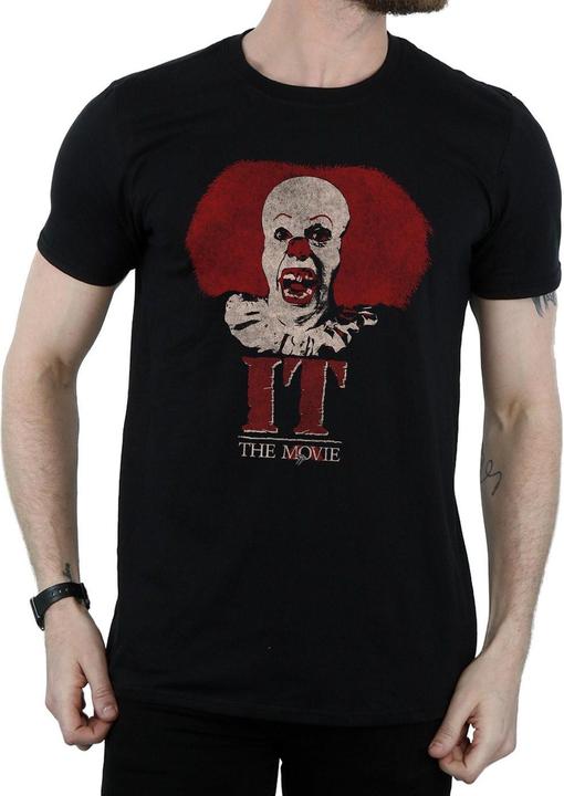 Actual product image It Mens Pennywise Clown Logo T-Shirt (3XL)