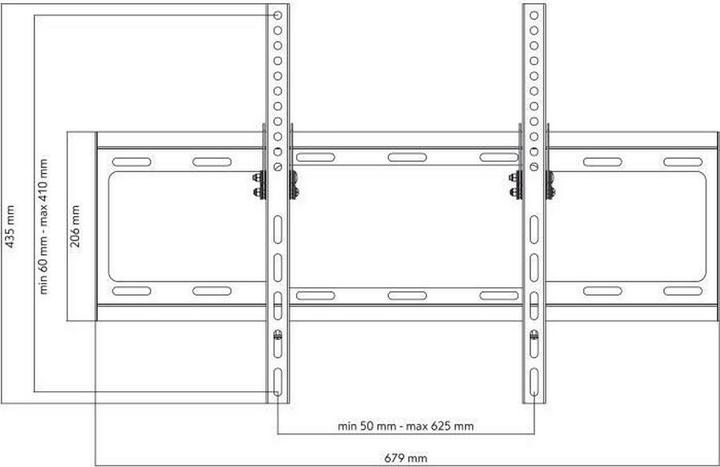 Productafbeelding One for All Slimme WM2621 (Muur, 84", 80 kg)