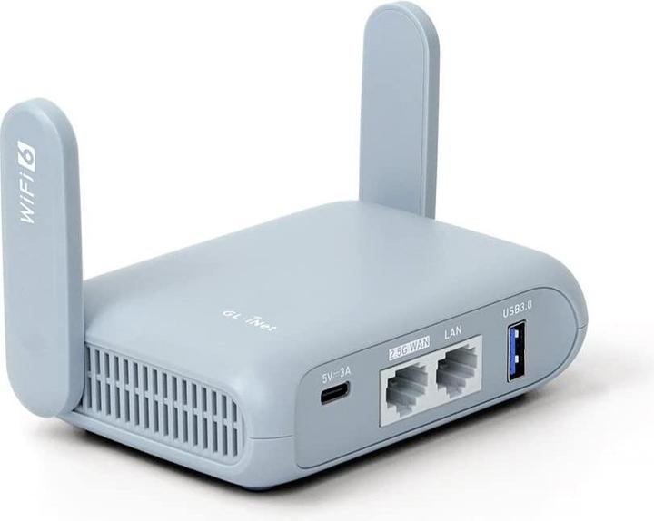 Actual product image iNET Pocket-Sized WiFi 6 Wireless Travel Gigabit Router