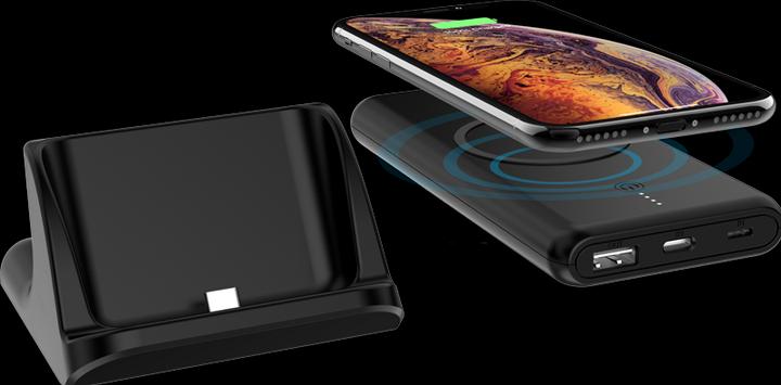Image du produit Powerology 2 en 1 Fast Wireless Power Bank 10000mAh (10000 mAh, 18 W, 37 Wh)