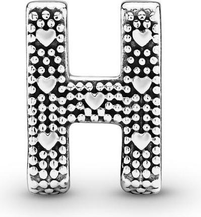 Actual product image Pandora Letter H Charm (Silver)