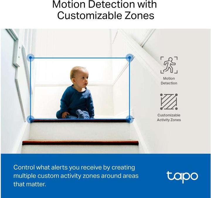 Actual product image TP-Link Tapo C220 4MP 360° WLAN camera MicroSD (2560 x 1440 Pixels)