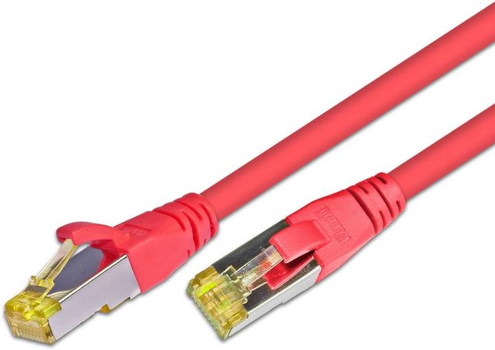 Image du produit Wirewin Câble patch : S/FTP, 3m, rouge (S/FTP, CAT6a, 3 m)