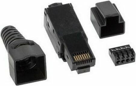Image du produit Lanberg PLU-6000TL Connecteur de fil RJ-45 cat.6 UTP (U/UTP, CAT6, 0.07 m)