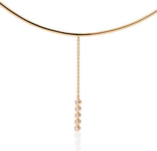 Breuning COLLIER - E. SAFIR pink (750/18 K Gold)