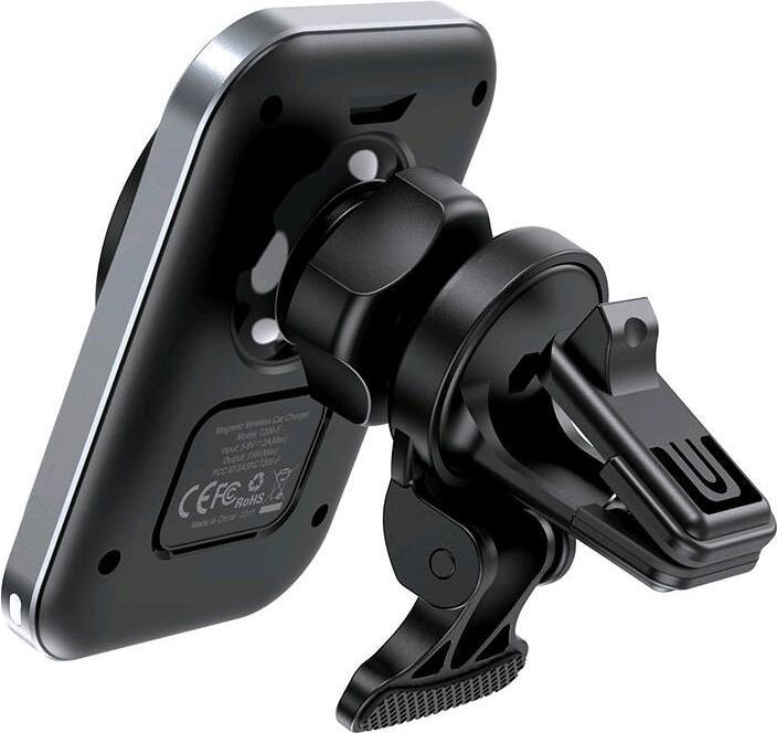 Image du produit Choetech Support voiture T206-F avec chargeur inductif jusqu'à 15W - noir