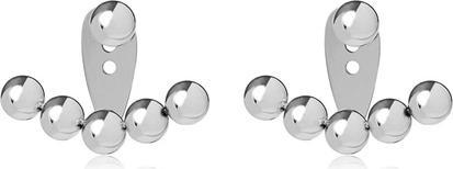 Image du produit Trolli Troli - Boucles d'oreilles stylées en acier 2en1 VAAXF442S (L)